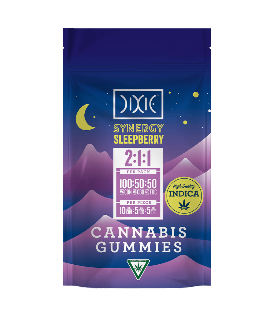SYNERGY Sleepberry 2:1:1 CBN:CBD:THC Gummies