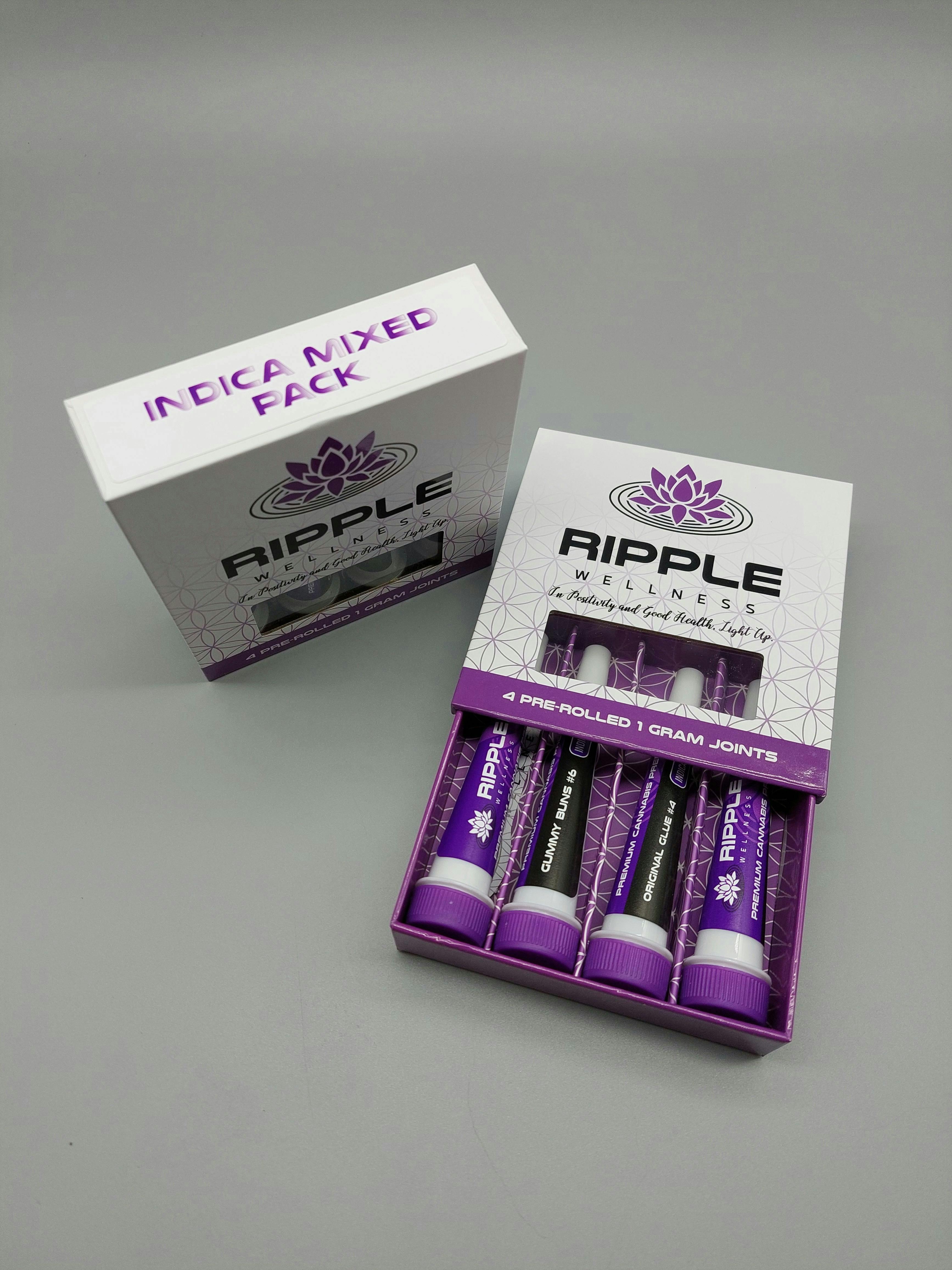 Pre Roll 4pk - Indica Mix by Ripple Wellness