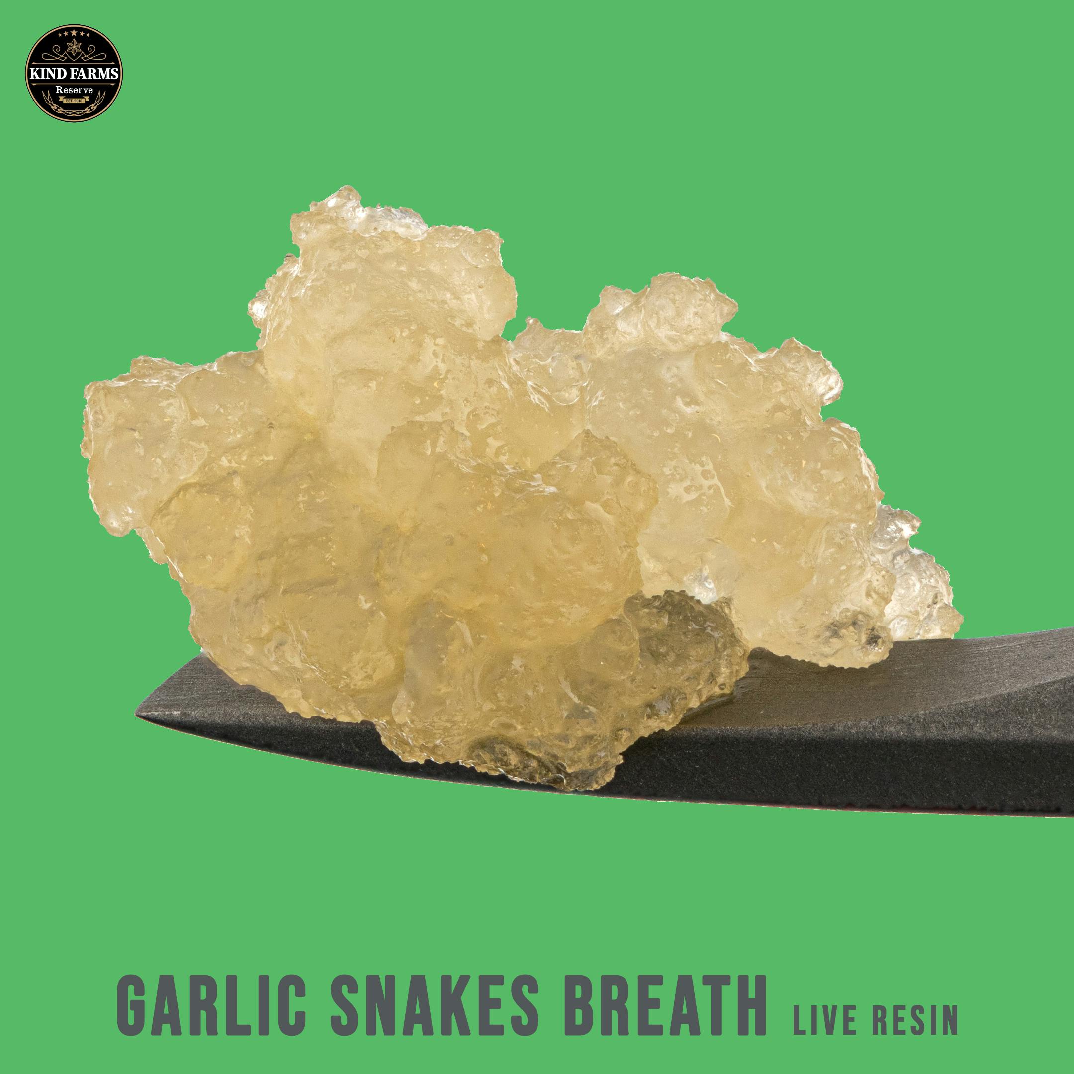 Garlic Snake Breath Live Resin Kind Farms Reserve Kind Farms Reserve