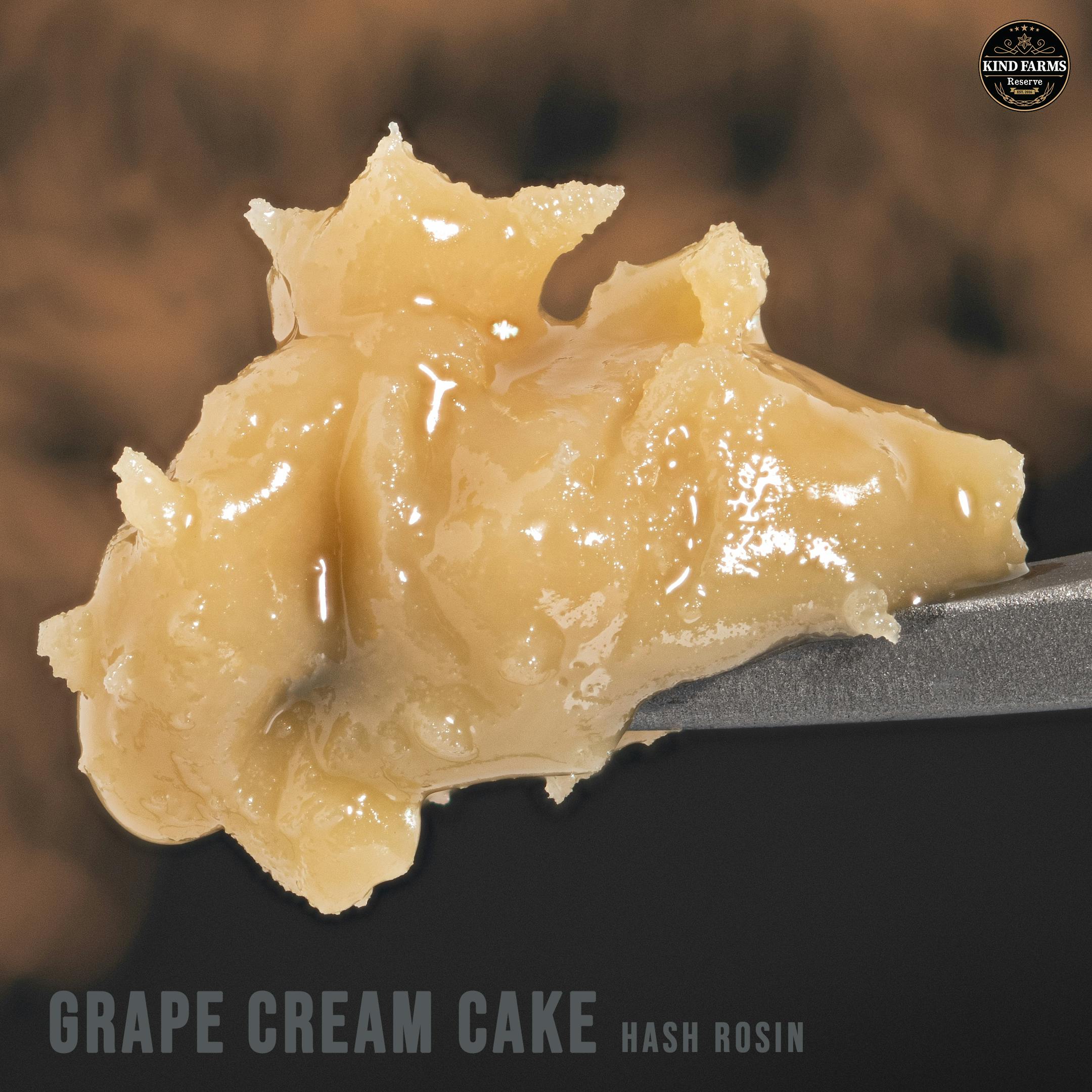 Grape Cream Cake Live Hash Rosin - Kind Farms Reserve by Kind Farms Reserve