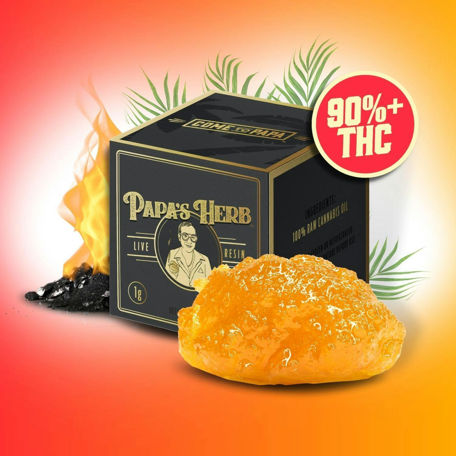 Papa's Herb Jet Fuel Gelato Live Resin (1g) Weedmaps