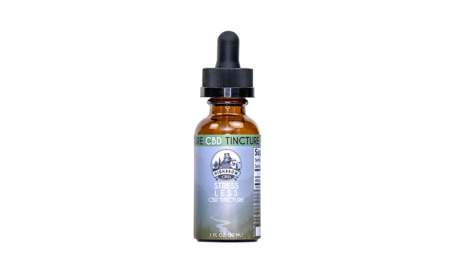 Highbrow Stress Less CBD Tincture 600mg - Highbrow