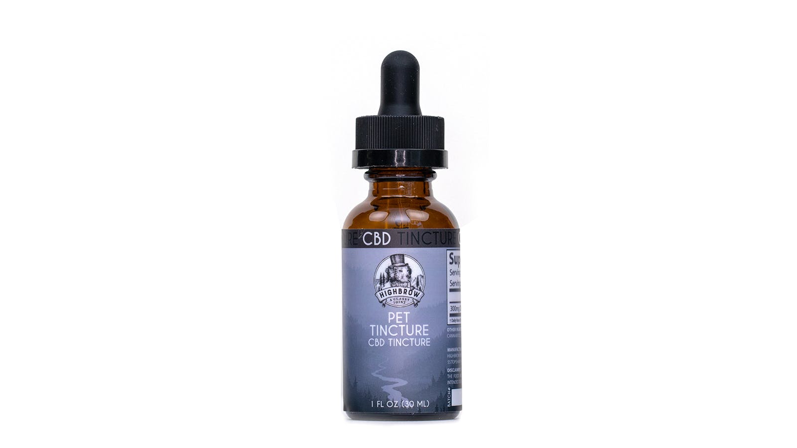 Highbrow Pet CBD Tincture 300mg at Highbrow