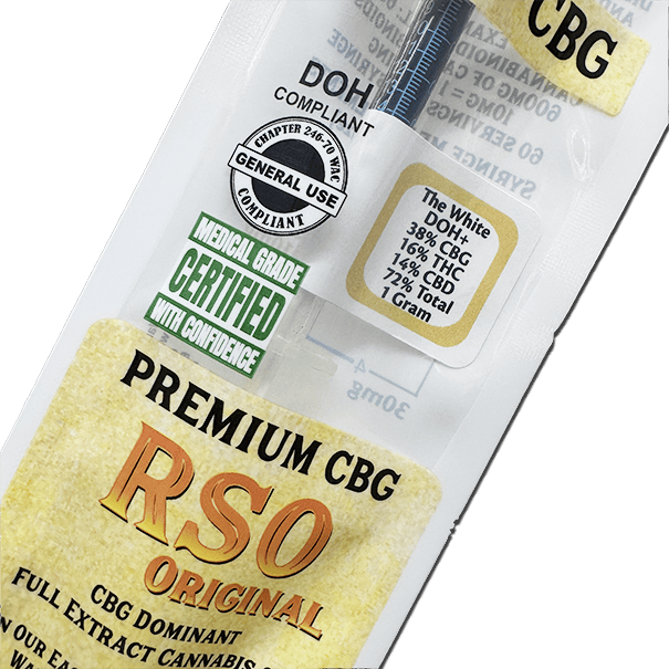 CBG RSO Original | The White CBG | 3 x 1g | DOH+