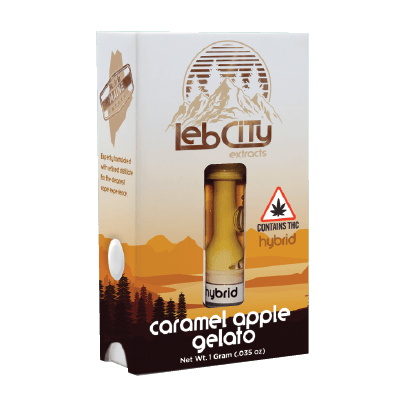 Caramel Apple Gelato 1G Vape Cart - LebCity Extracts