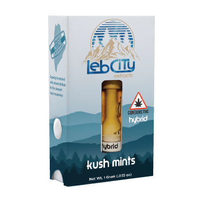 Kush Mints 1G Vape Cart by LebCity Extracts