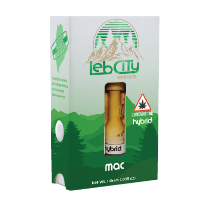 MAC 1G Vape Cart by LebCity Extracts