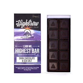 Highbrow/Afterglow Dark Chocolate Sea Salt Highest Bar 1500mg