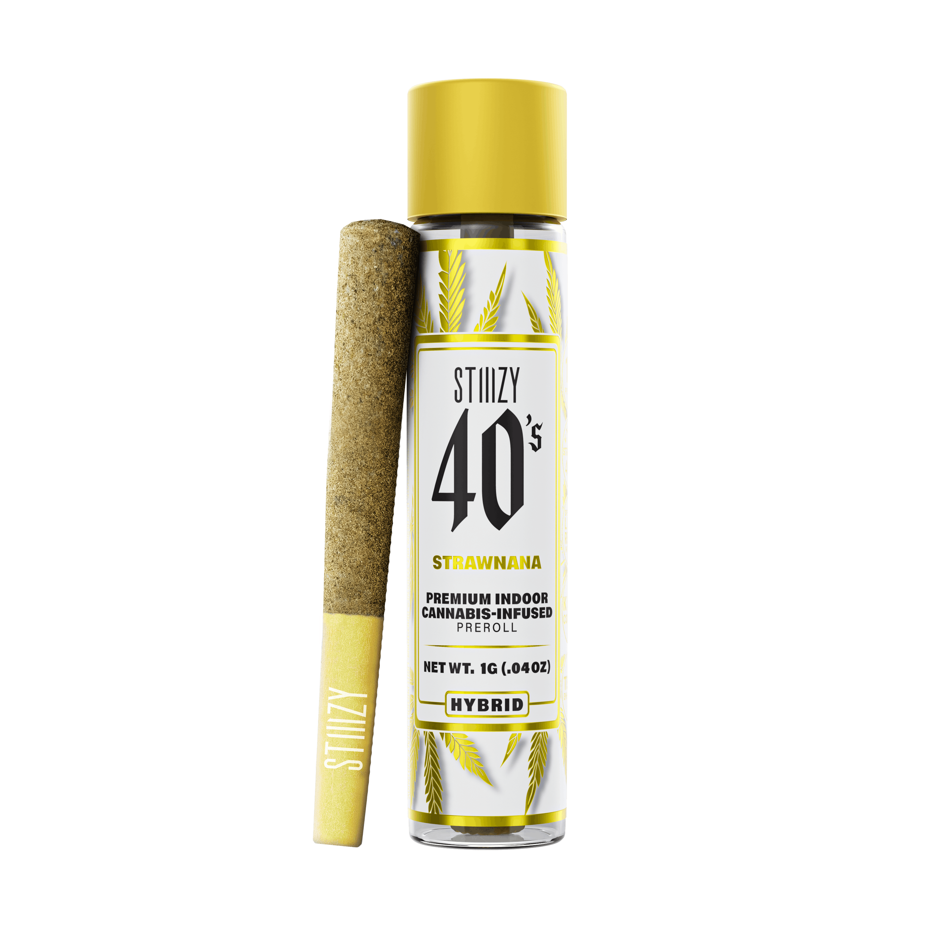 STIIIZY - STRAWNANA - 1G 40's Infused Preroll — Infused Pre-Rolls