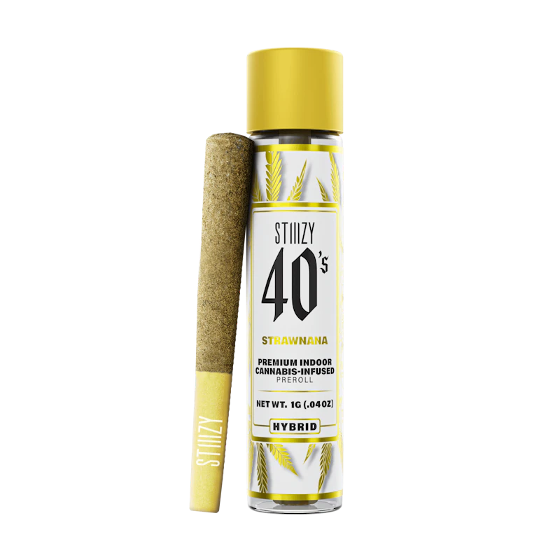 STIIIZY - STRAWNANA - 1G 40's Infused Preroll, Infused Pre-Rolls