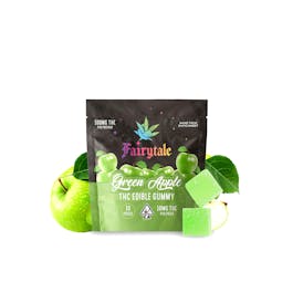 FAIRYTALE EDIBLES | "Green Apple" 100MG Total, 100% VEGAN, NANO THC!