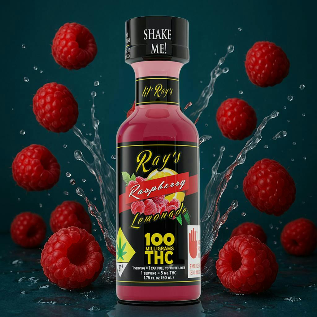 Lil' Ray's | Raspberry | Non-Carbonated | 100mg | 1.75 fl oz by Ray's Lemonade