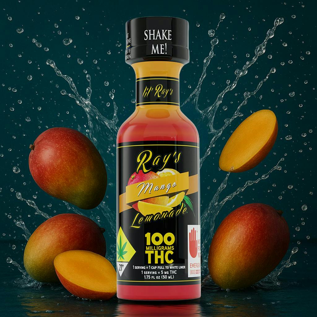 Lil' Ray's | Mango | Non-Carbonated | 100mg | 1.75 fl oz