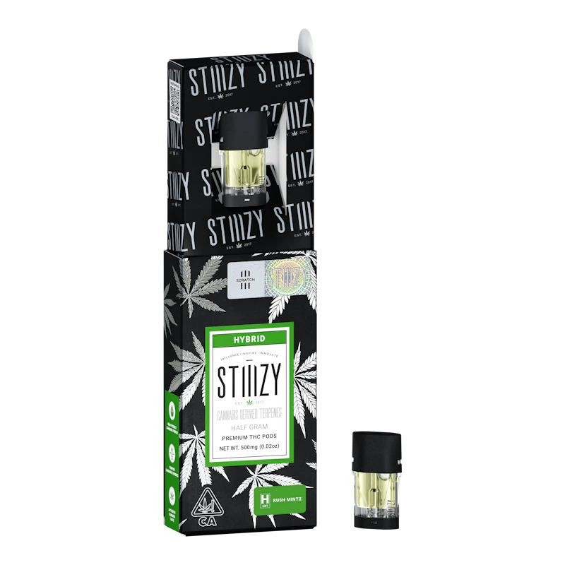 STIIIZY Vape Cartridge - KUSH MINTZ .5G CDT Pod - STIIIZY, Cartridges