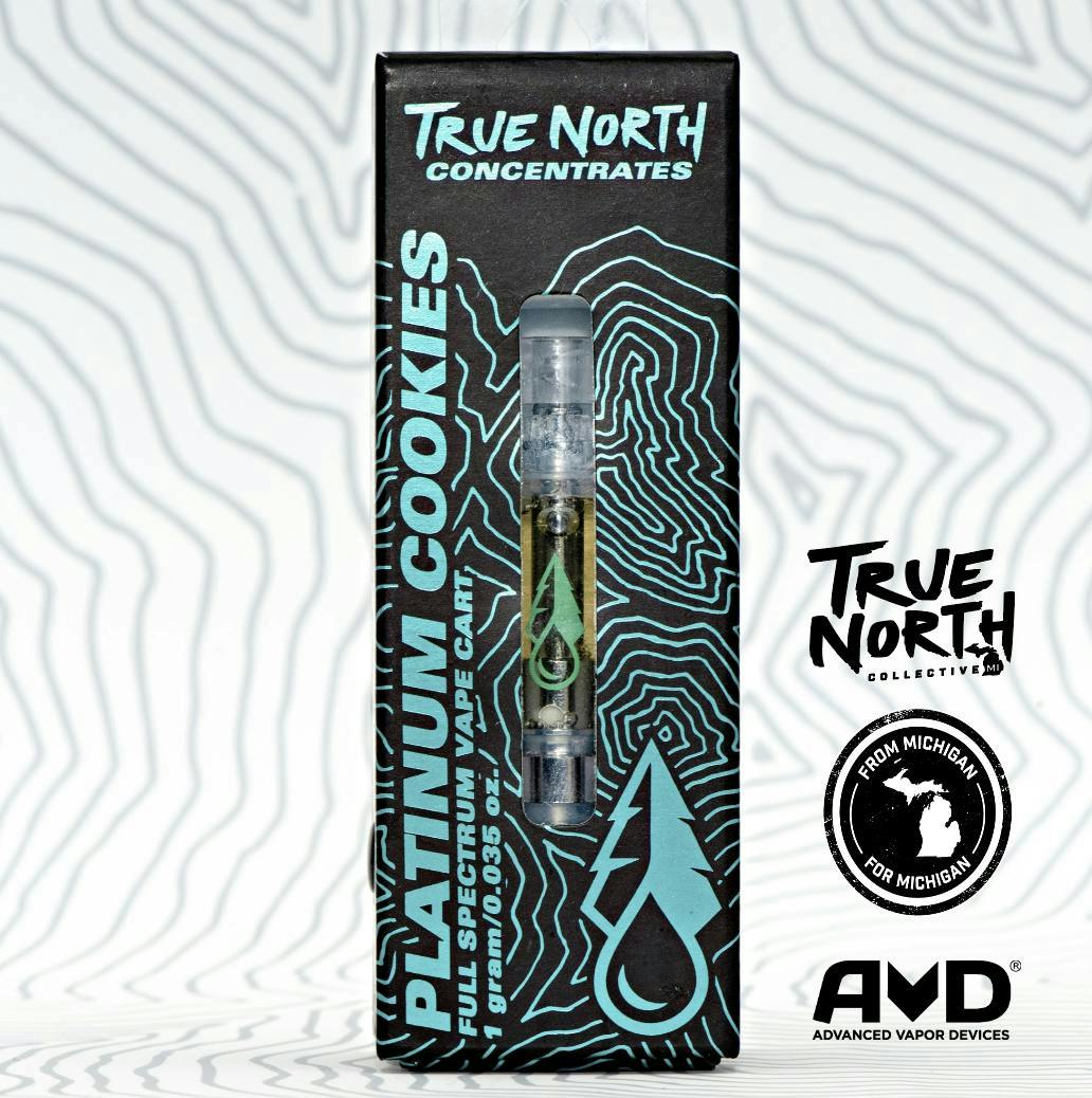 True North Collective | Platinum Cookies | Cartridge | 1g by True North Collective MI