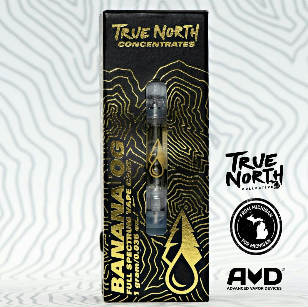 True North Collective | Banana OG | Cartridge | 1g by True North Collective MI