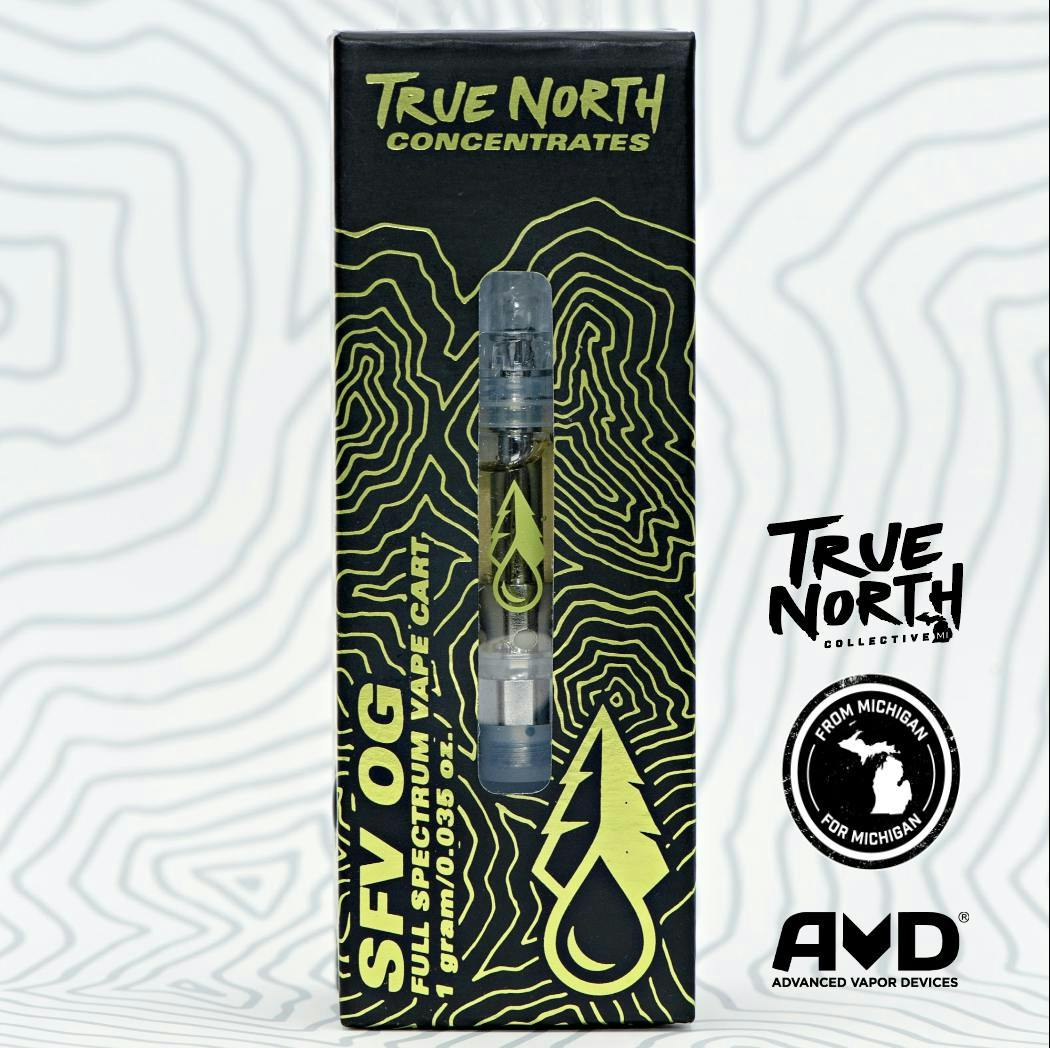 True North Collective | SFV OG | Cartridge | 1g by True North Collective MI
