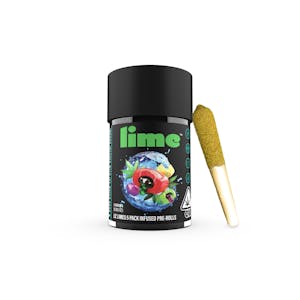 Lime - Lime - Preroll - Infused - Gushers - 5 Pack