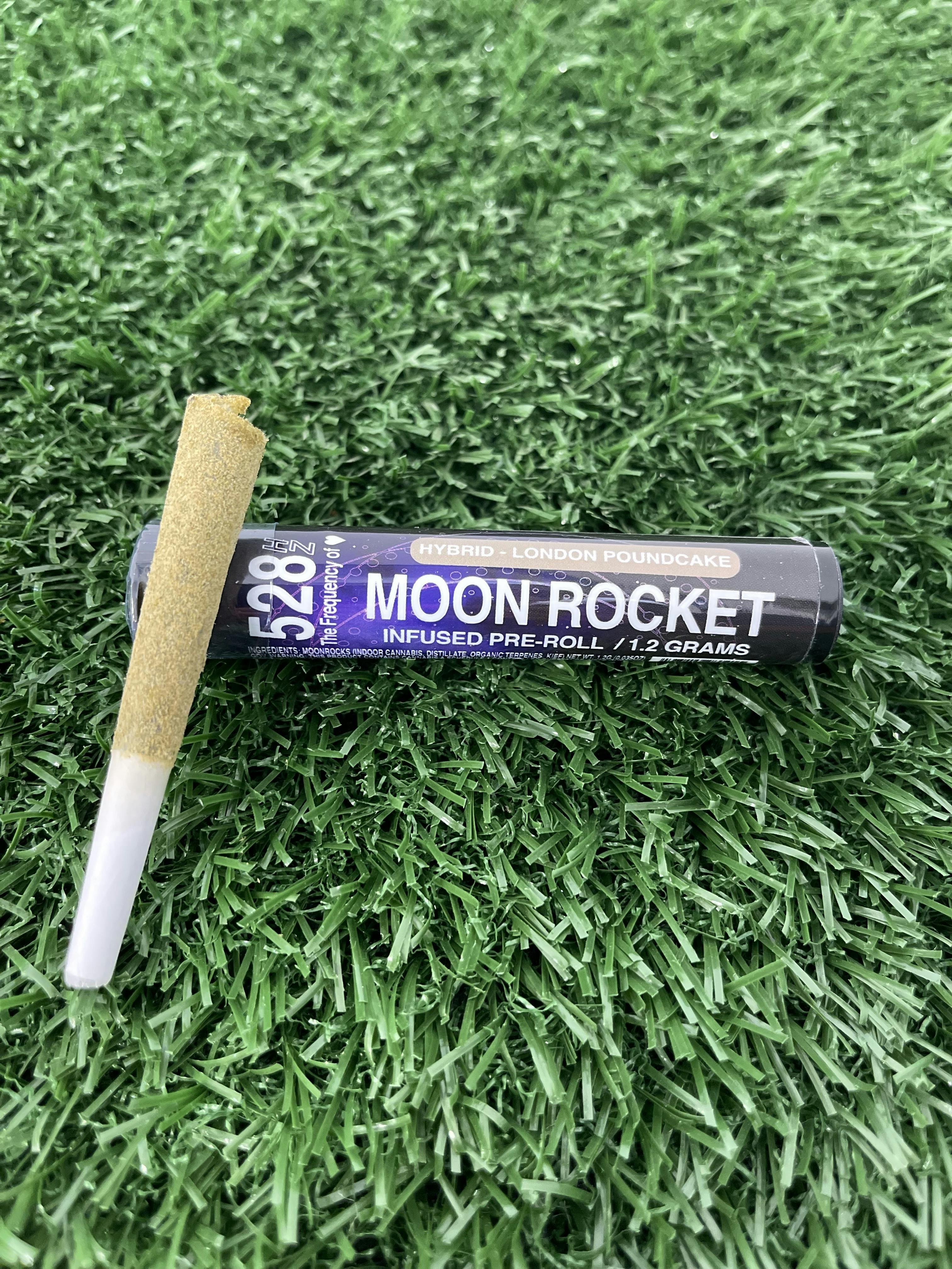 528 | Moon Rocket | London Poundcake - Infused Preroll w/Kief - 1.2g