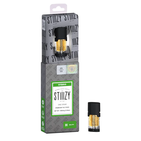 STIIIZY Vape - GELATO - PREMIUM THC POD 1G - IL, Cartridges