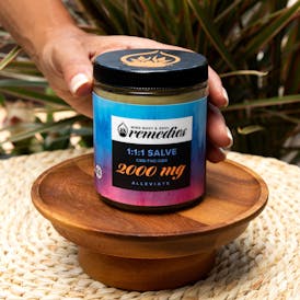 Alleviate 8 oz 2000mg 1:1:1 THC:CBD:CBG Salve