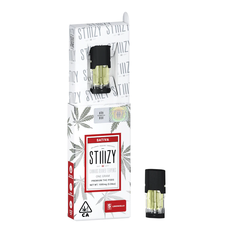 STIIIZY Vape Cartridge - LIMONCELLO 1G CDT Pod - STIIIZY, Cartridges