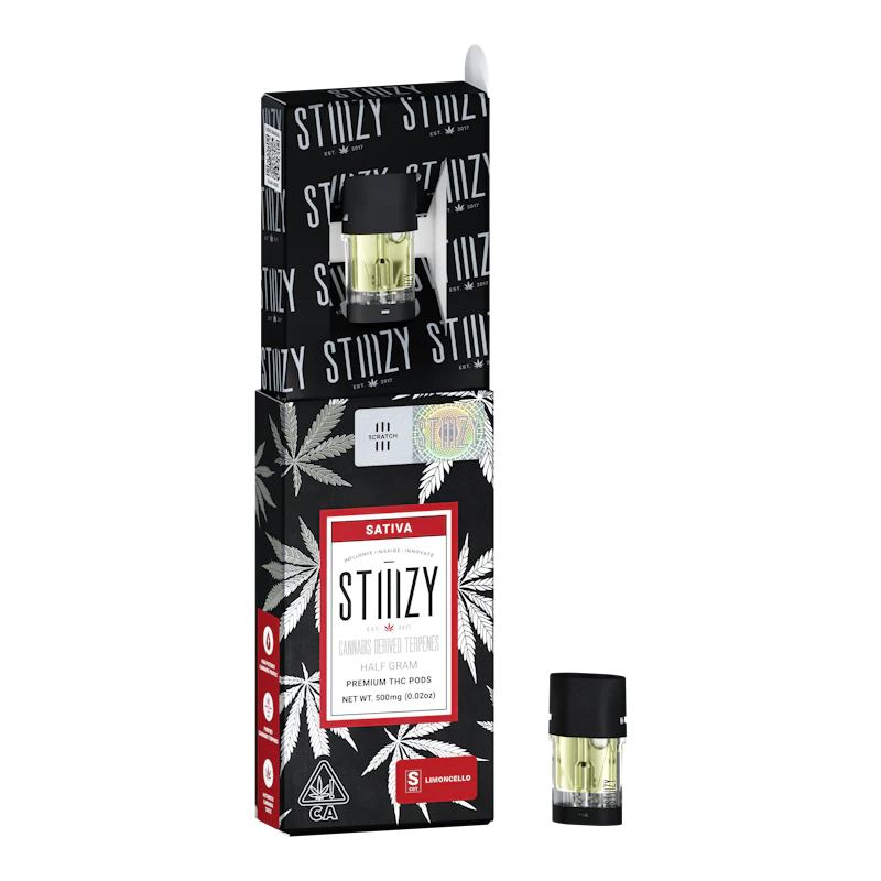STIIIZY Vape Cartridge - LIMONCELLO .5G CDT Pod - STIIIZY, Cartridges