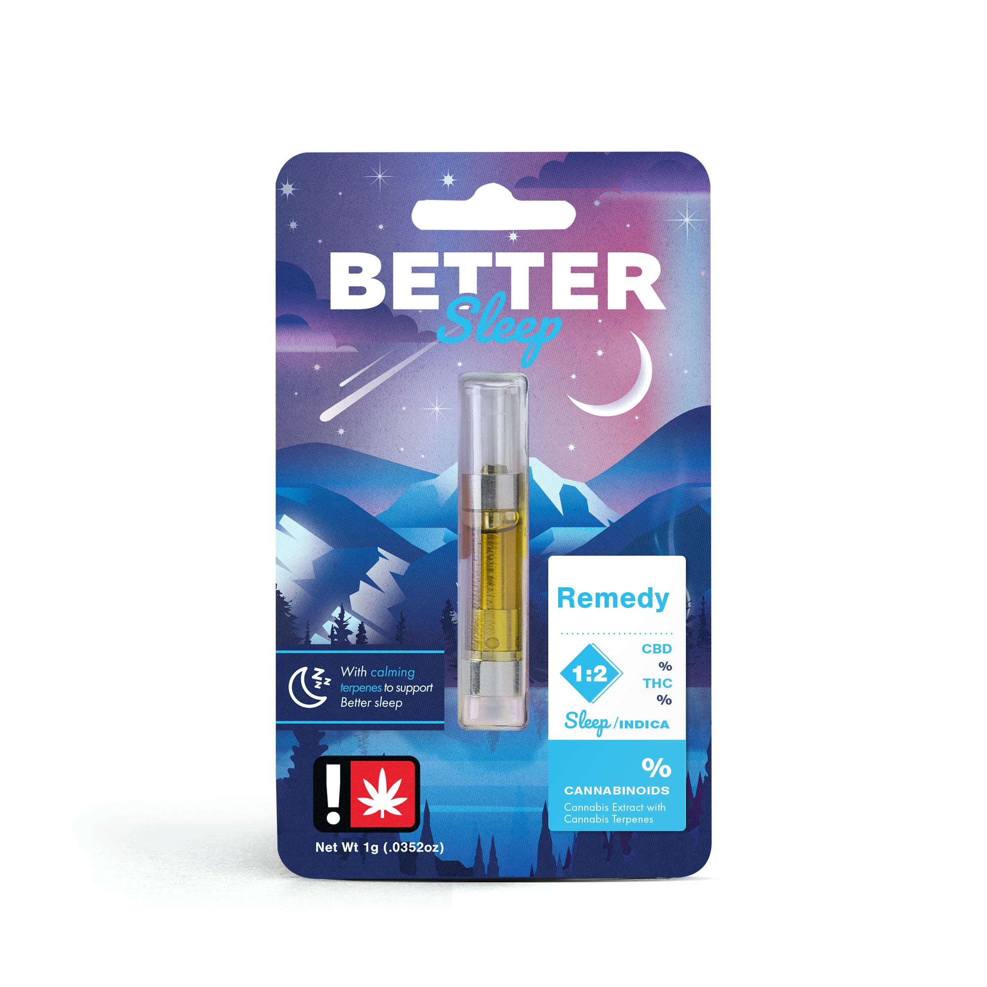 Remedy 1:2 Effects Cartridge 1g
