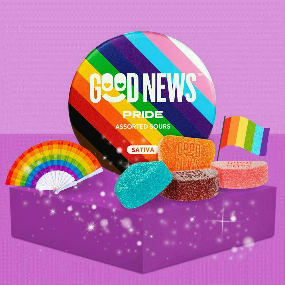 Pride | Assorted Gummies | 100mg | 10ct | 10mg/ea