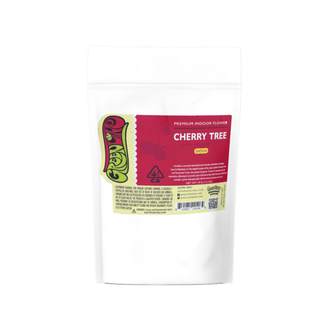 Cherry Tree - 1/2 oz - Indoor - Indica Hybrid - 14g by Greenline