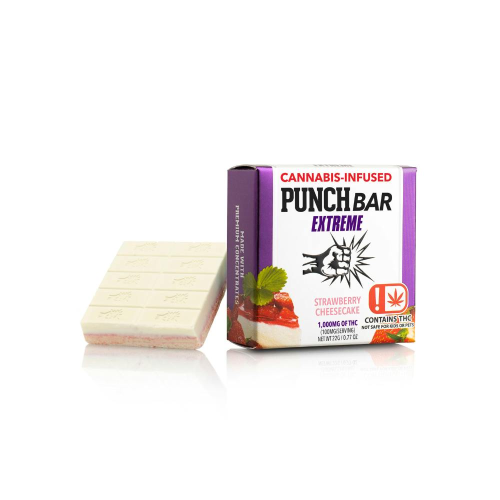 PUNCH EDIBLES & EXTRACTS — Strawberry Cheesecake White Extreme Punchbar 1