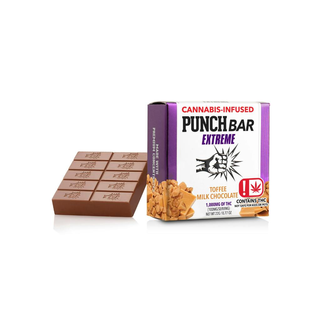 PUNCH EDIBLES & EXTRACTS — Milk Toffee Extreme Punchbar 1