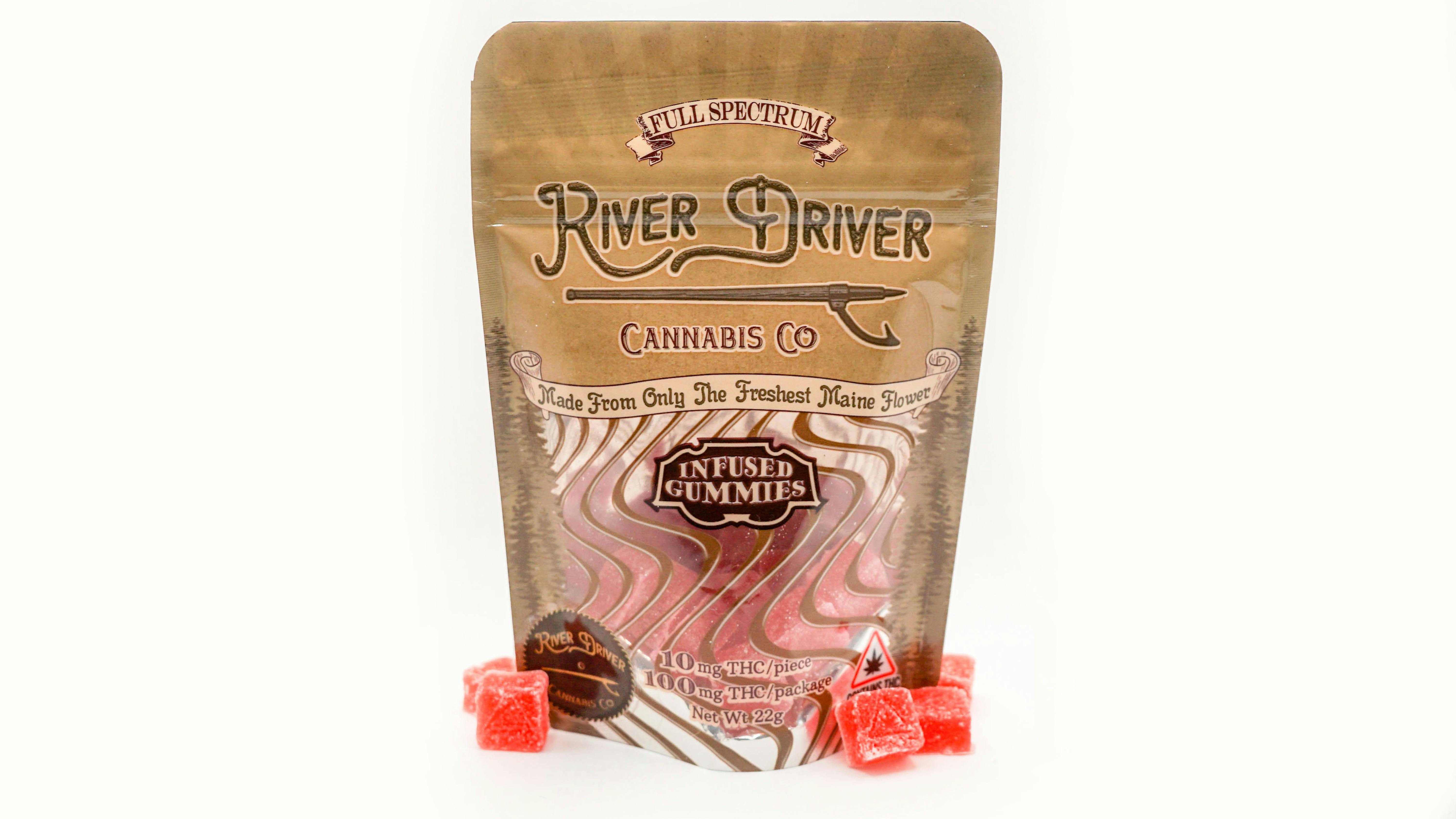 Pink Lemonade Gummy (Sativa) 10mg 10pack by River Driver Cannabis Co