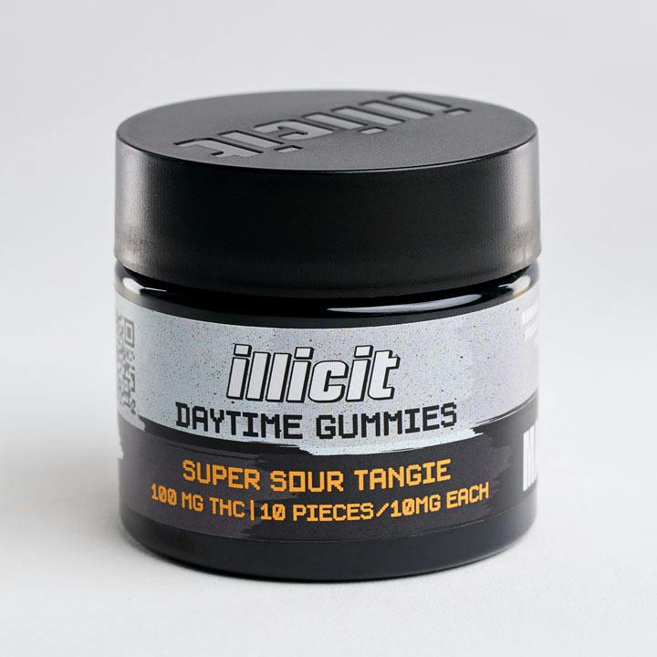 Super Sour Tangie 100mg Daytime Gummies by ILLICIT