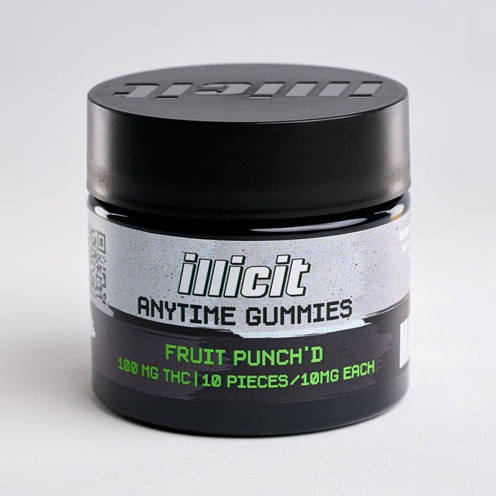 Fruit Punch'd 100mg Anytime Gummies by ILLICIT