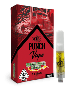 Punch - 510 Distillate Vape Cart - Super Sour Diesel (1g)