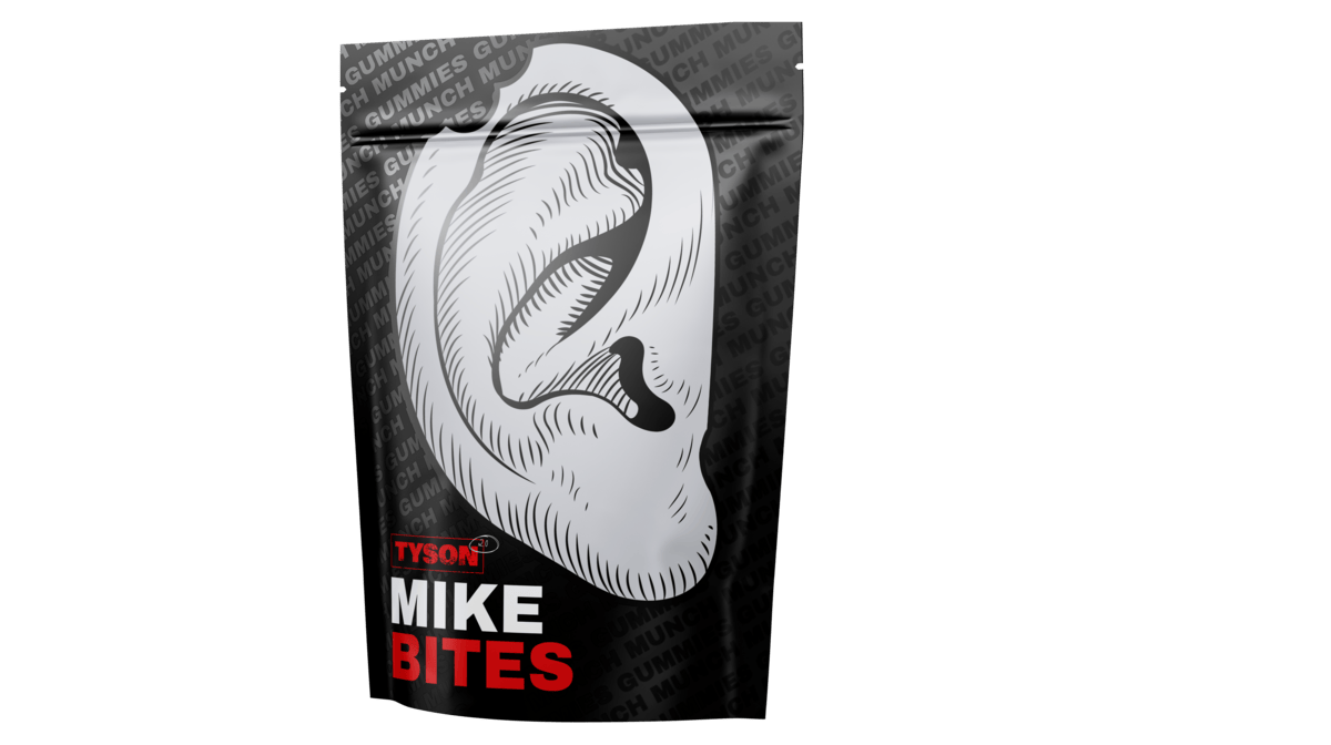 Mike Bites | Black Raspberry Rosin Gummies | 100mg | 10ct | 10mg/ea by Tyson 2.0