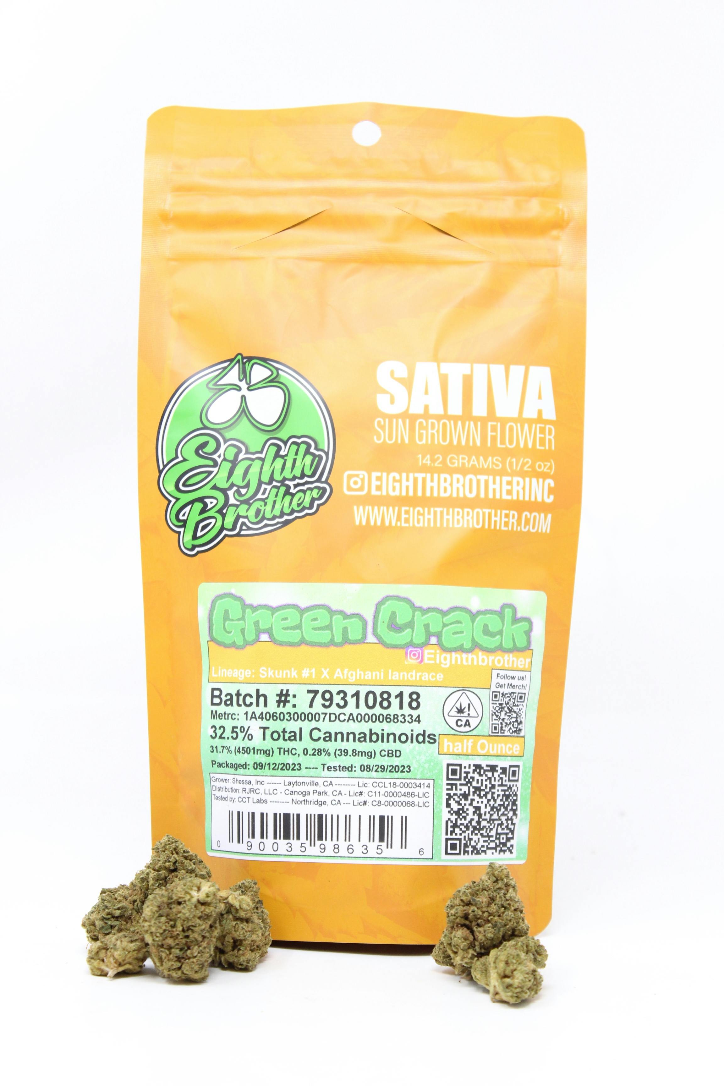 Green Crack (7g – ¼ oz) - Eighth Brother