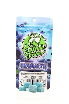 Blueberry Gummies 10 pack (100mg)