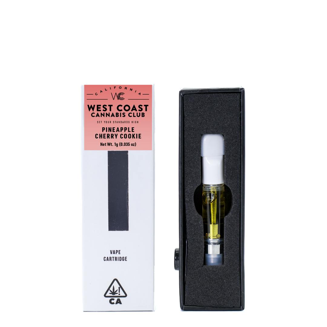 West Coast Cannabis Club WCCC Pineapple Cherry Cookie Cartridge 1g