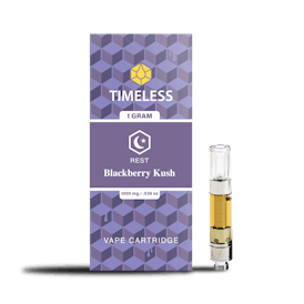 Timeless Blackberry Kush 1000mg Vape Cartridge (Rest)