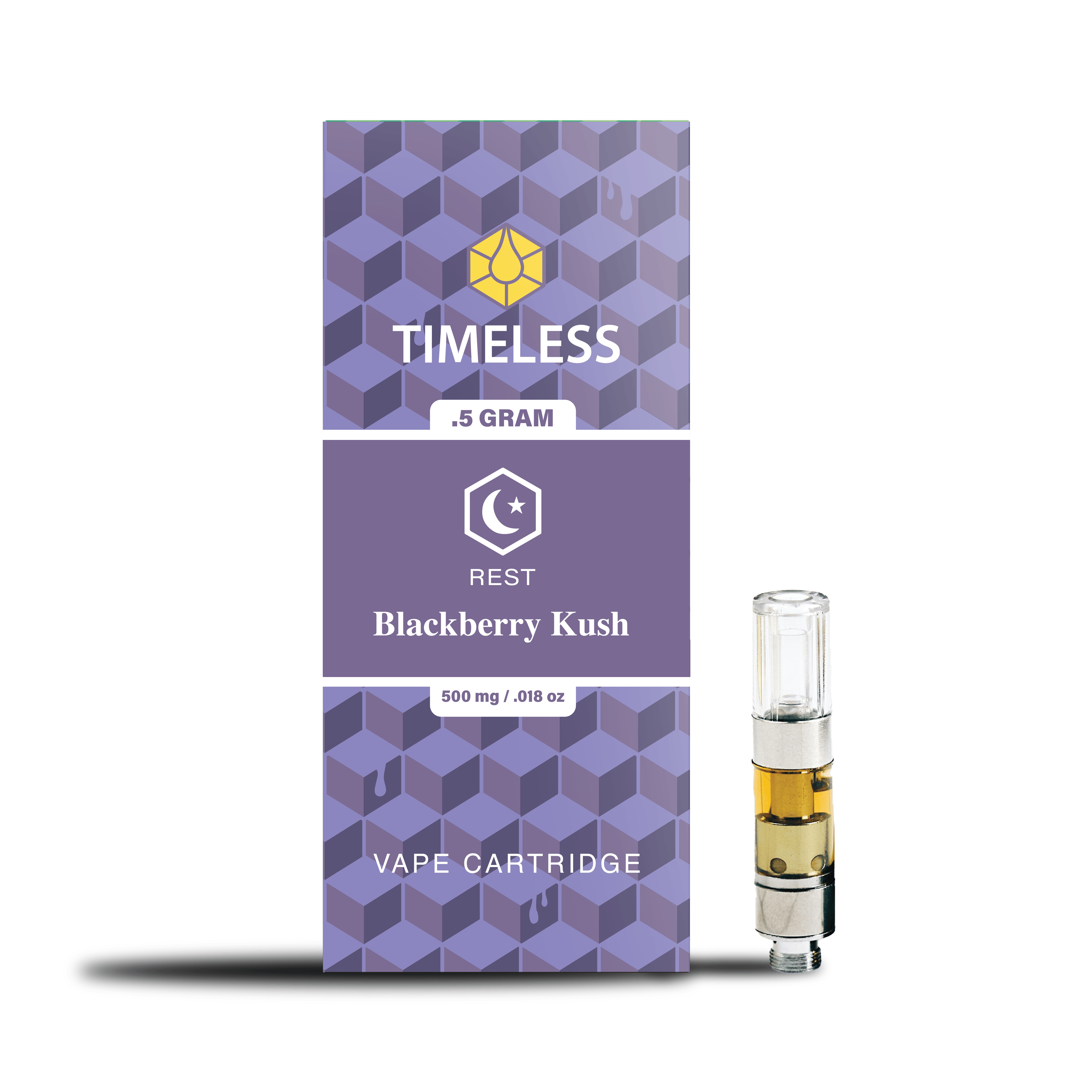 Blackberry Kush | REST Cartridge | 0.5g by Timeless Vapes