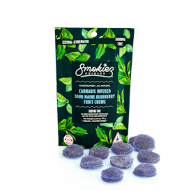 Maine Sour Blueberry Fruit Chews - 500mg THC - ME