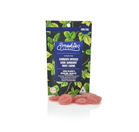 Smokiez Sour Jamberry 100mg CBN : 100mg THC 1:1 Fruit Chews - ME