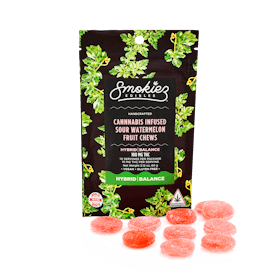 Smokiez HYBRID Sour Watermelon Fruit Chews - 100mg - ME