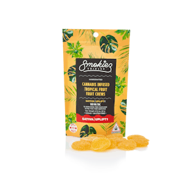 Smokiez SATIVA Tropical Fruit Chews - 100mg - ME