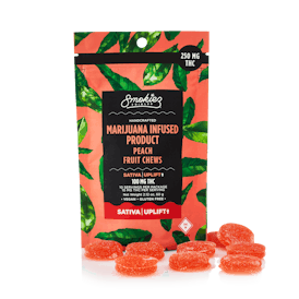 Smokiez SATIVA Peach Fruit Chews - 250mg - MO