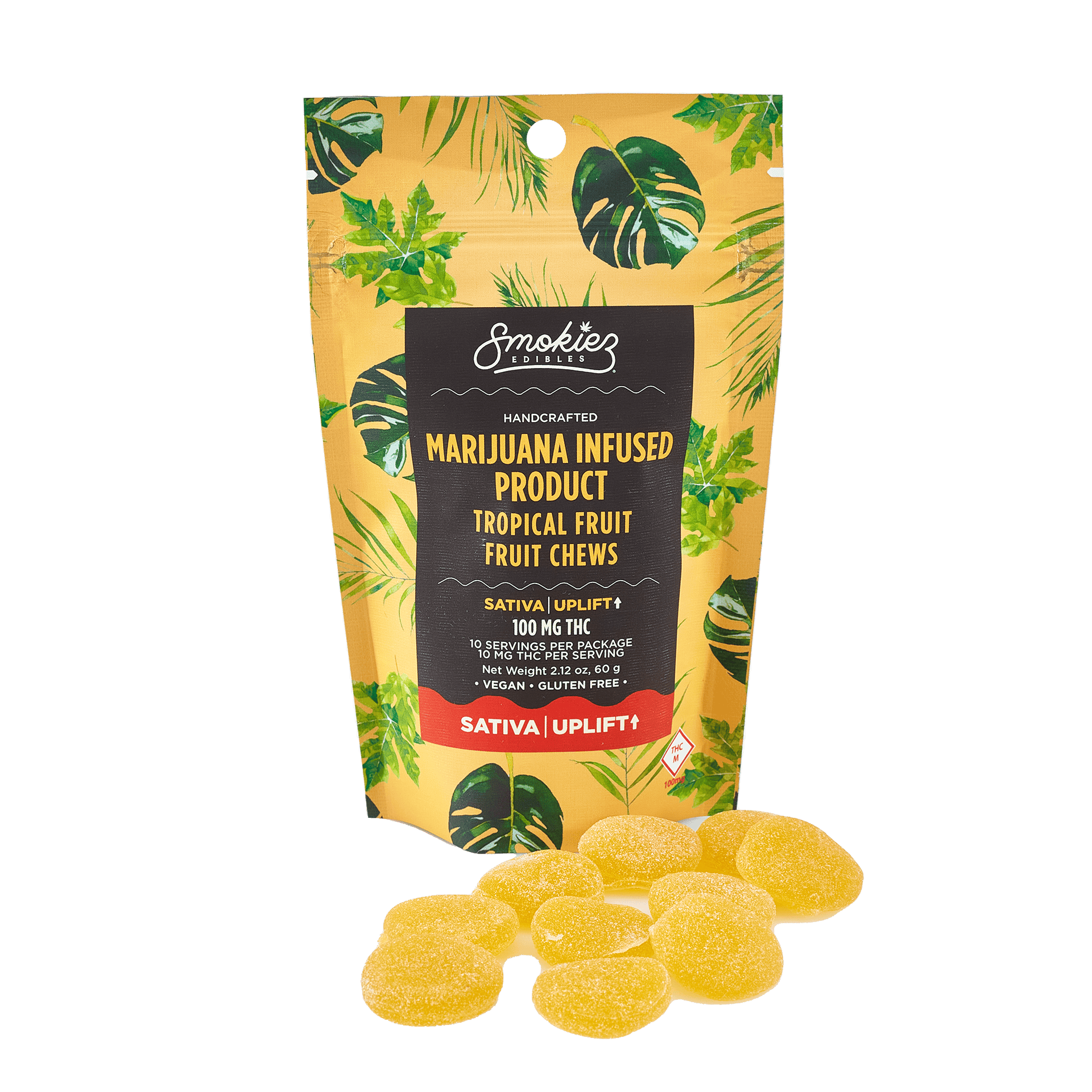 Tropical Fruit Gummies | 100mg | 10ct | 10mg/ea