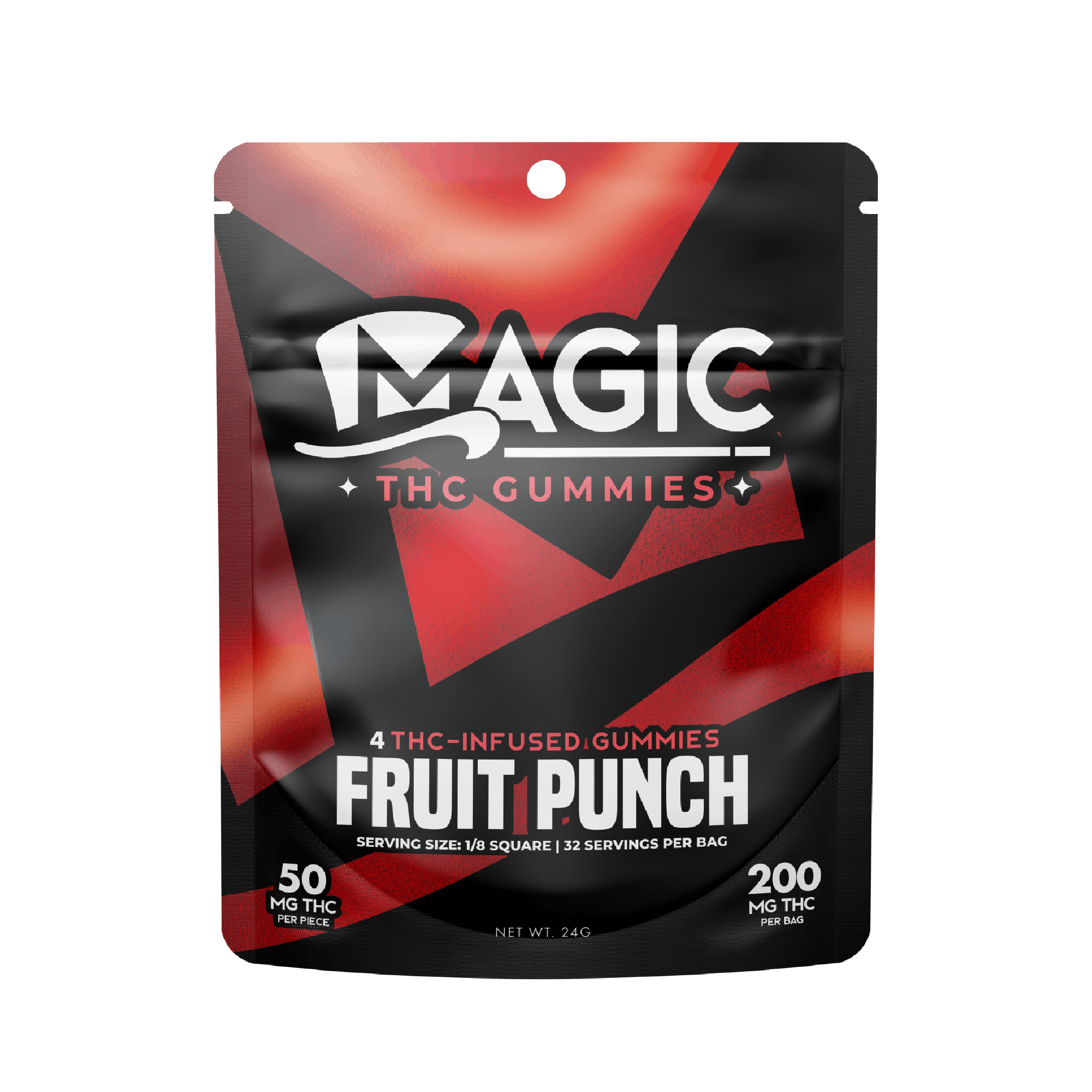 Magic Edibles Fruit Punch Gummies 200MG Magic Cannabis