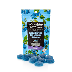 Smokiez INDICA Blue Raspberry Fruit Chews - 100mg - OH